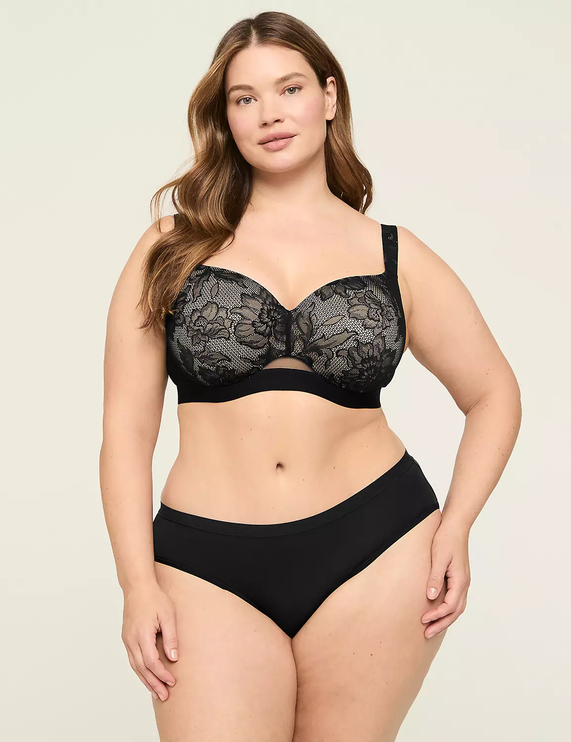 Comfort Bliss Lightly Lined Balconette Bra With Lace | Lane Bryant (US)