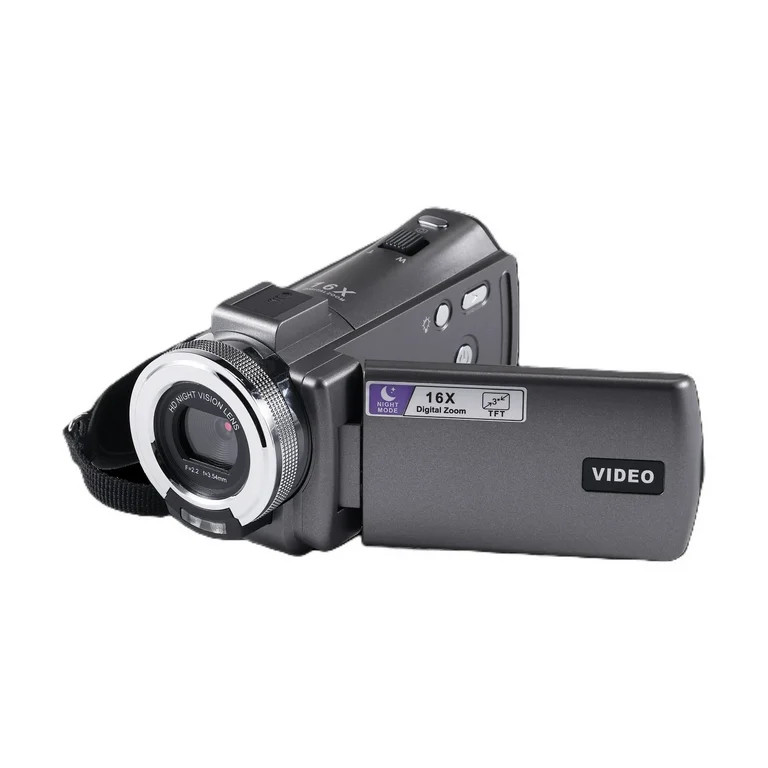 Vivitar PopCam Digital Camcorder, 48MP, Full HD 1080p Video Camera with 3" Flip Screen, 16x Digit... | Walmart (US)