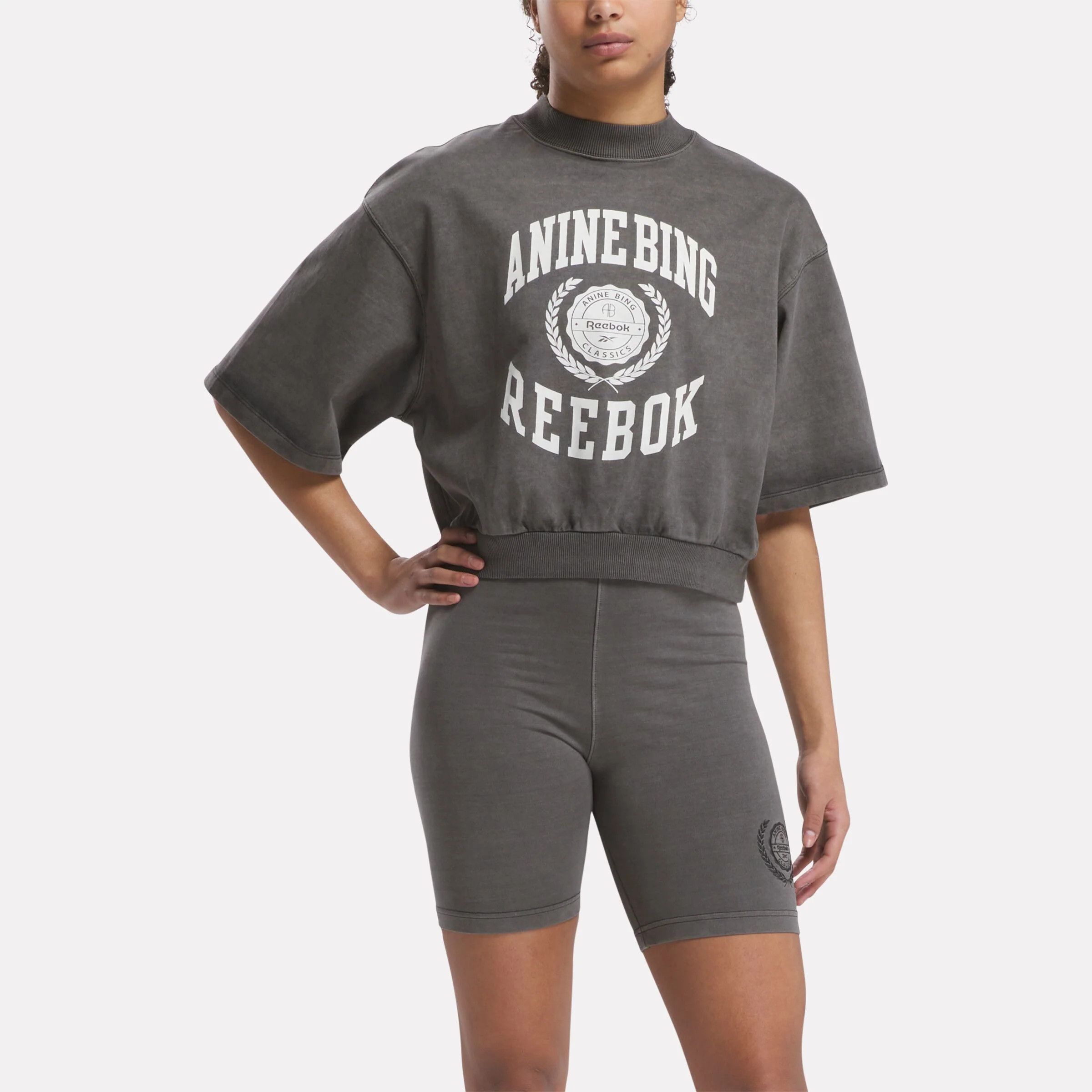 Anine Bing x Reebok Tee Night Black | Reebok (AU)