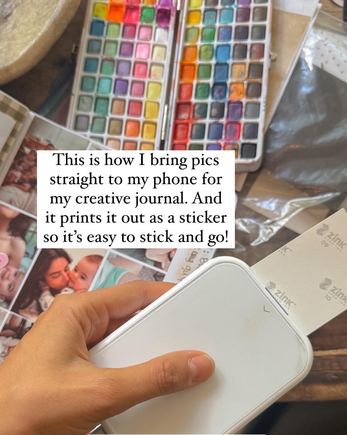 How I bring photos directly from my phone to my creative journal 🖨️

#amazon#techfinds #giftidea #scrapbooking #journaling

#LTKSeasonal #LTKHome #LTKFamily