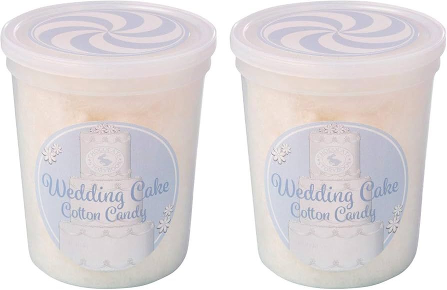 Wedding Cake Gourmet Flavored Cotton Candy (2 Pack) – Unique Idea for Holidays, Birthdays, Gag ... | Amazon (US)