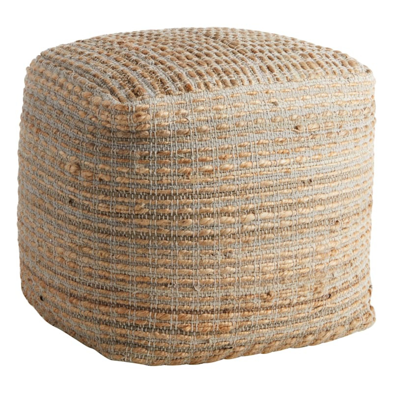 Conley Pouf, Tan | At Home