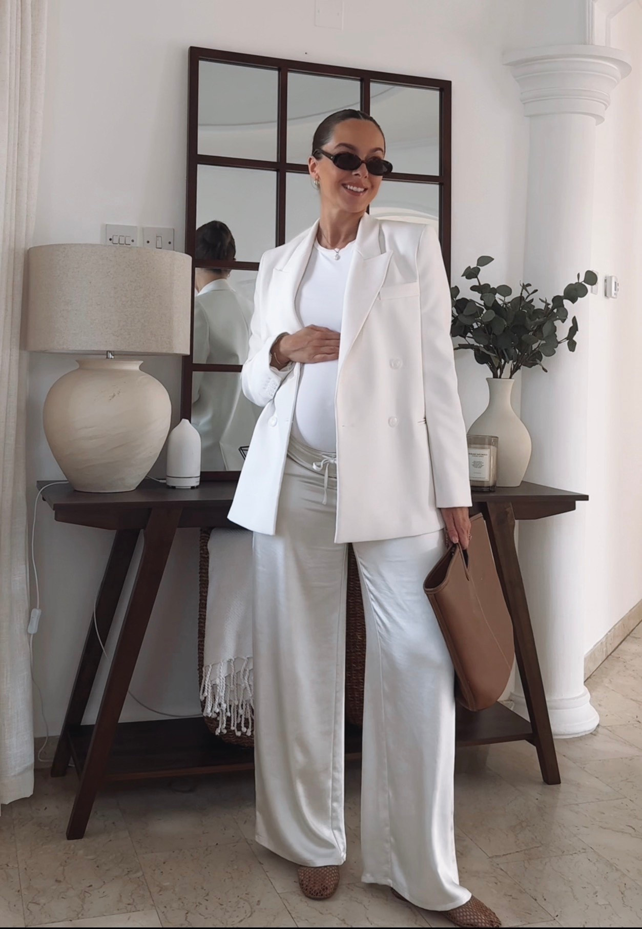 Bump- friendly workwear outfit that’s not maternity 🤍☁️

#LTKspring #LTKmaternity #LTKworkwear