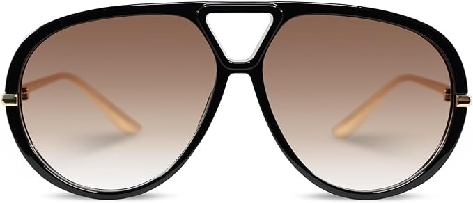 Retro Polarized Aviator Sunglasses for Women Men Oversized Classic 70s Trendy Square Sun Glasses ... | Amazon (US)