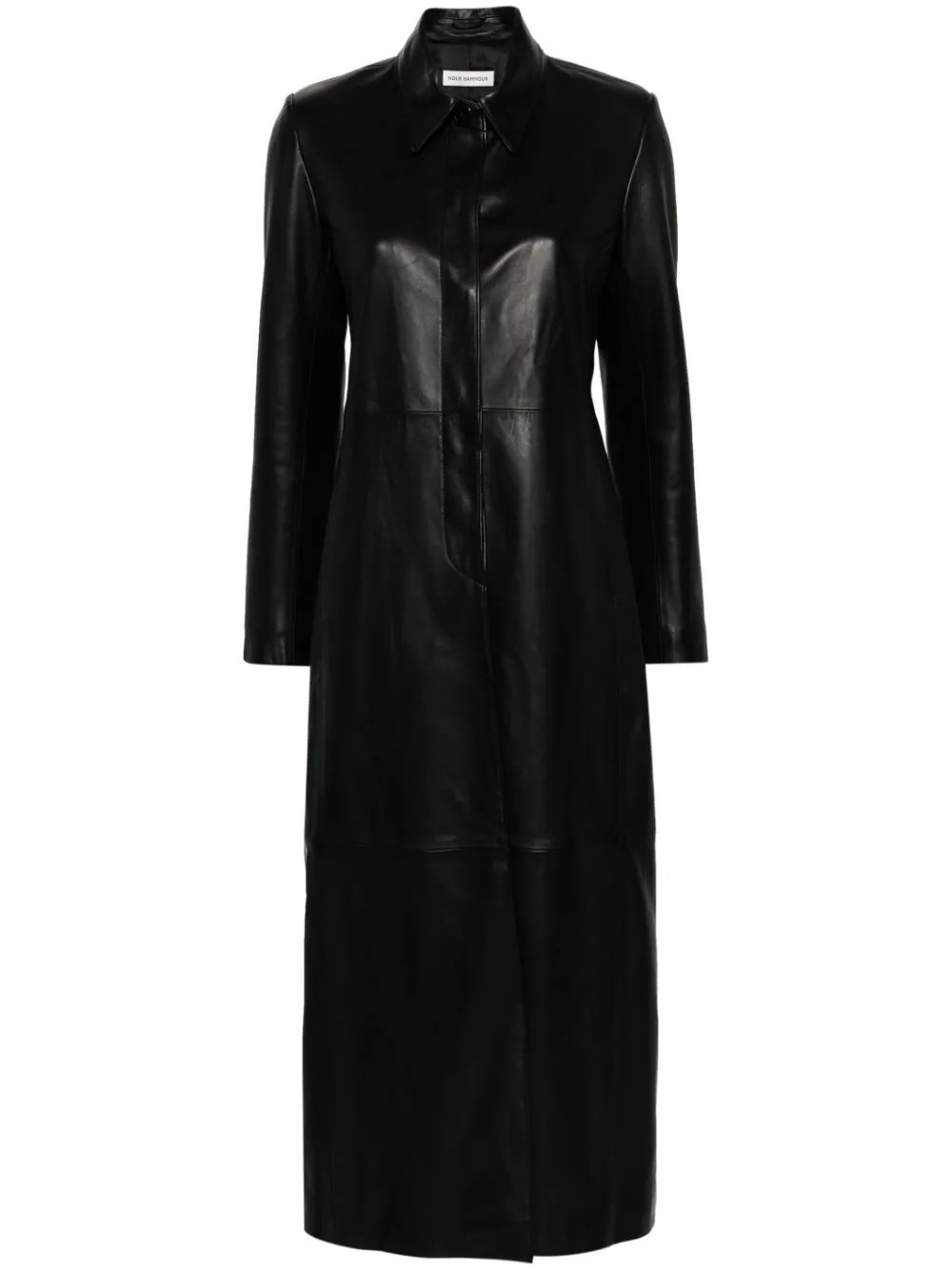 Nour Hammour Gotham coat - Black | Farfetch Global