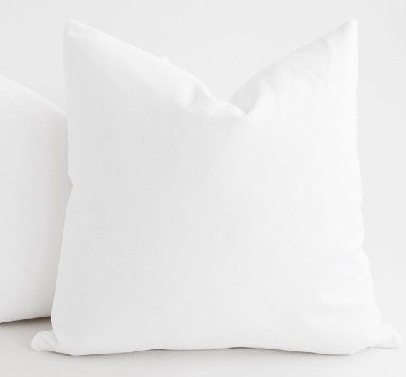 White Linen Pillow Cover16x1618 x 18 20 x 20 22 x 22 23 x | Etsy | Etsy (US)