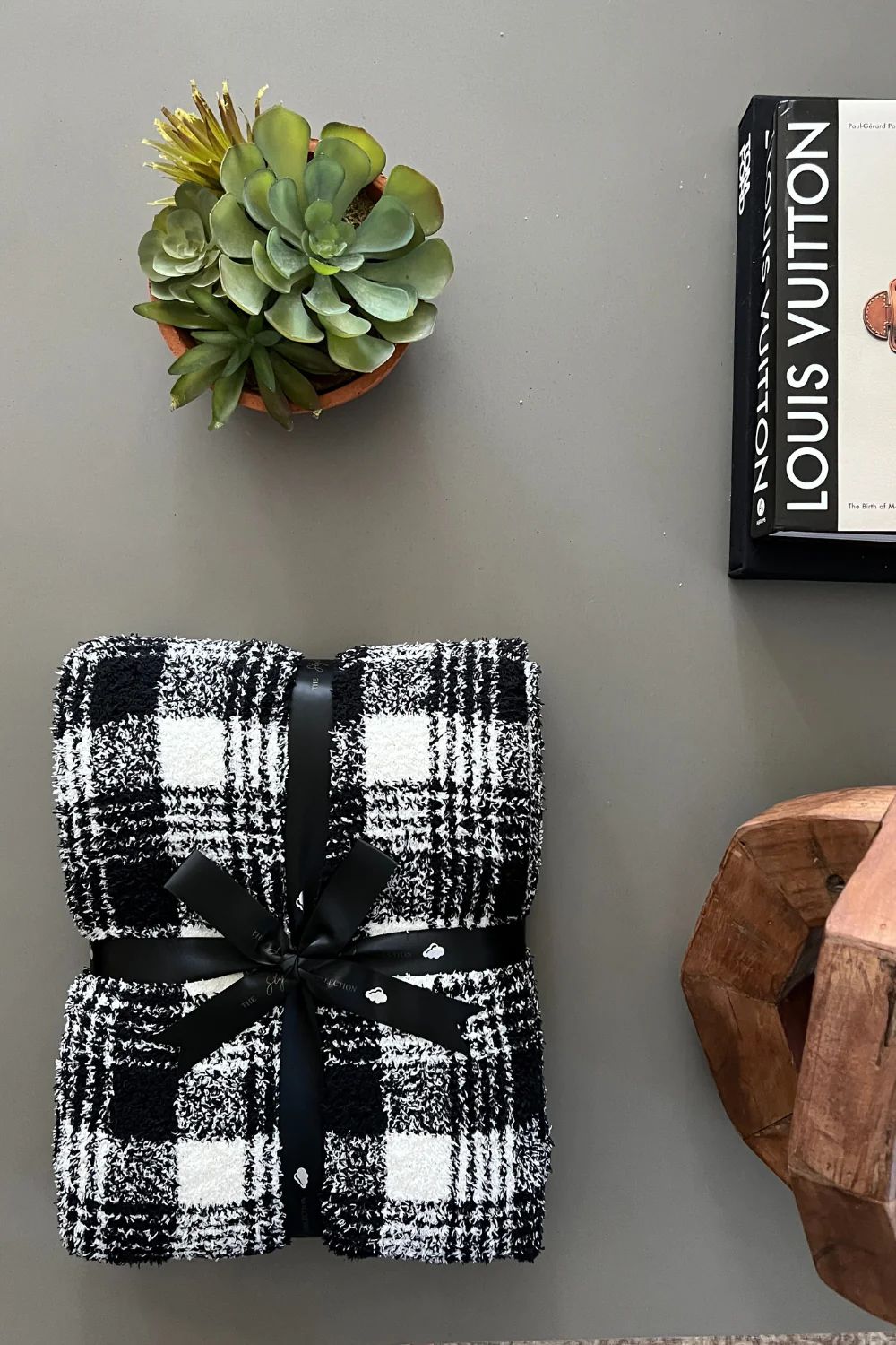 Windowpane Plaid Buttery Blanket | The Styled Collection