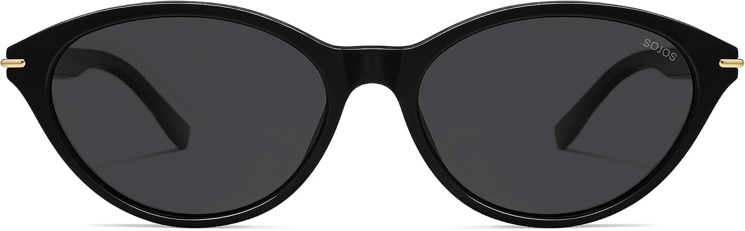 SOJOS Cat Eye Polarized Sunglasses for Women Retro Oval UV400 Shades SJ2768 | Amazon (US)