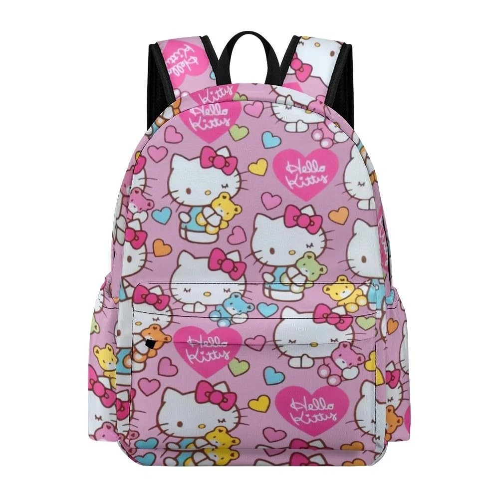 Cute Cat Backpack Kawaii Backpack for Men Women Camping Hiking Travel Lightweight Laptop Bookbag | Amazon (US)