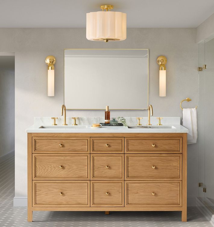 Cambell 60" Double Vanity | Rejuvenation