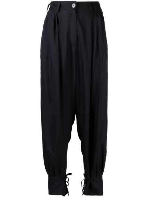 tapered balloon-leg trousers | Farfetch (US)