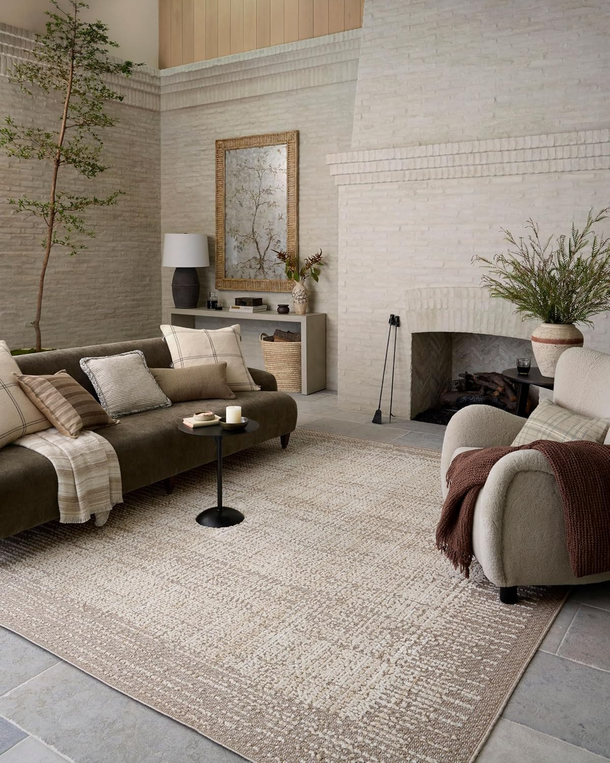 Loloi Amber Lewis Bexley Natural/Taupe 2'-7" x 10'-0" Runner Rug | Amazon (US)