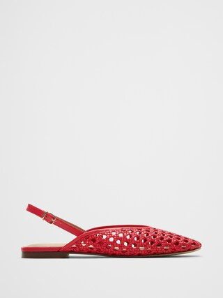 Woven Slingback Flats | Banana Republic Factory