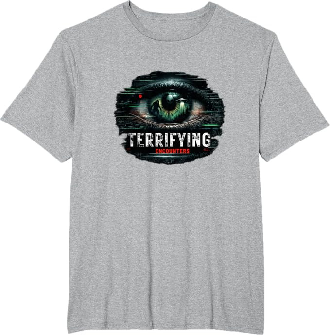 Terrifying Encounters Paranormal Horror Mystery Graphic T-Shirt | Amazon (US)
