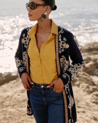 Embroidered Cardigan | Chico's