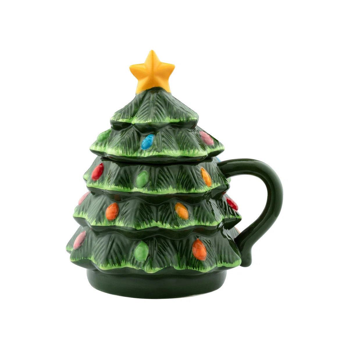 16 oz. Nostalgic Ceramic Tree Lidded Mug | Wayfair North America