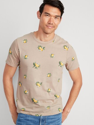 Soft-Washed Printed Crew-Neck T-Shirt for Men | Old Navy (US)