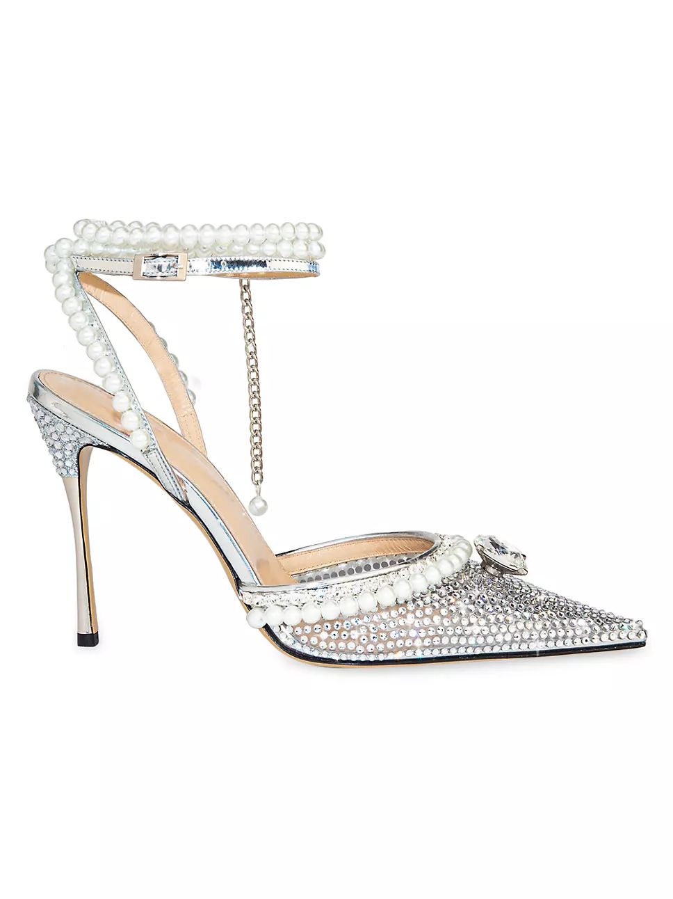 Mach & Mach Diamond of Elizabeth Embellished PVC Pumps | Saks Fifth Avenue