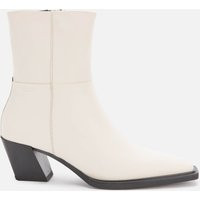 Vagabond Women's Alina Leather Heeled Boots - Off White | The Hut (UK)