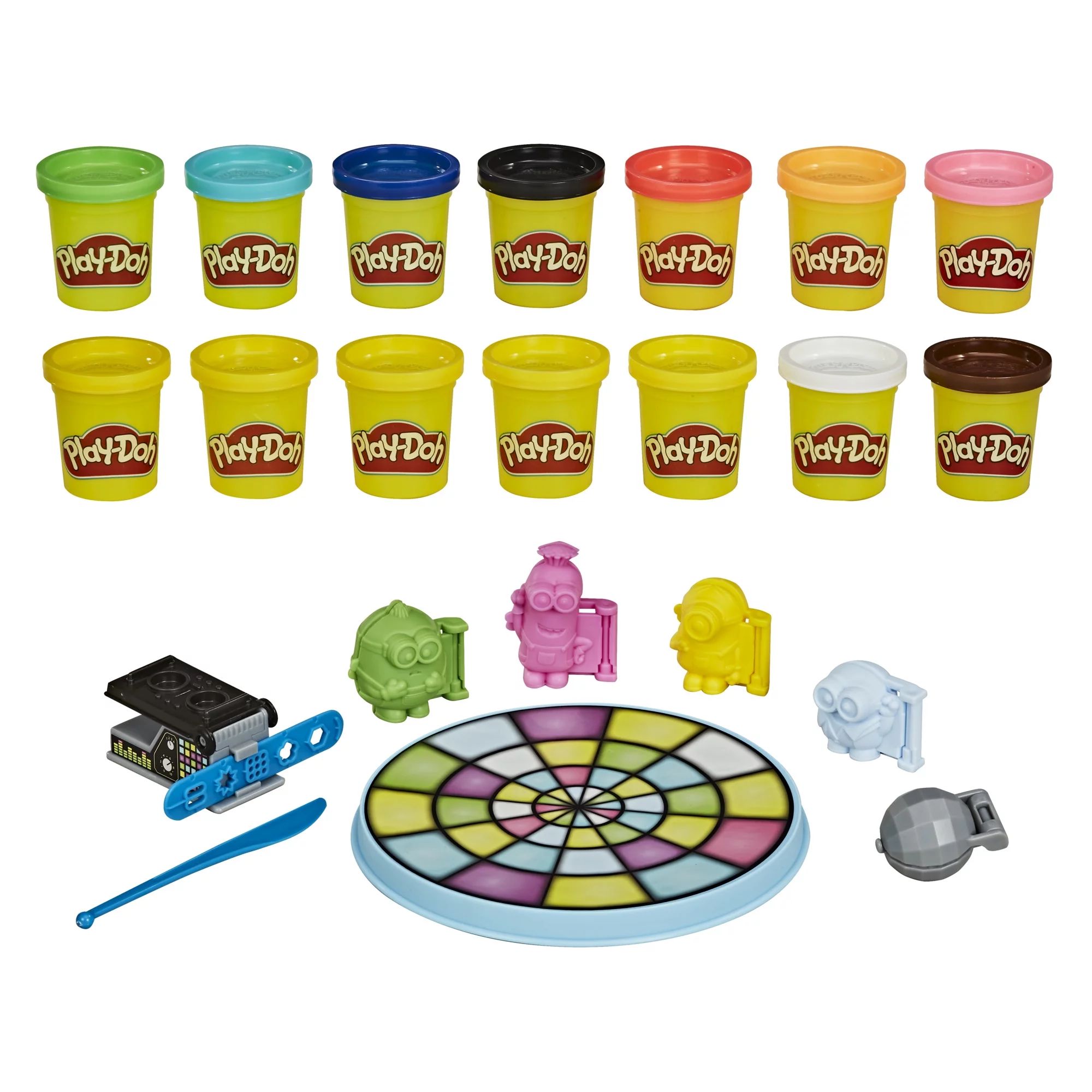 Play-Doh Minions: The Rise of Gru Disco Dance-Off Toy, Includes 14 Cans - Walmart.com | Walmart (US)