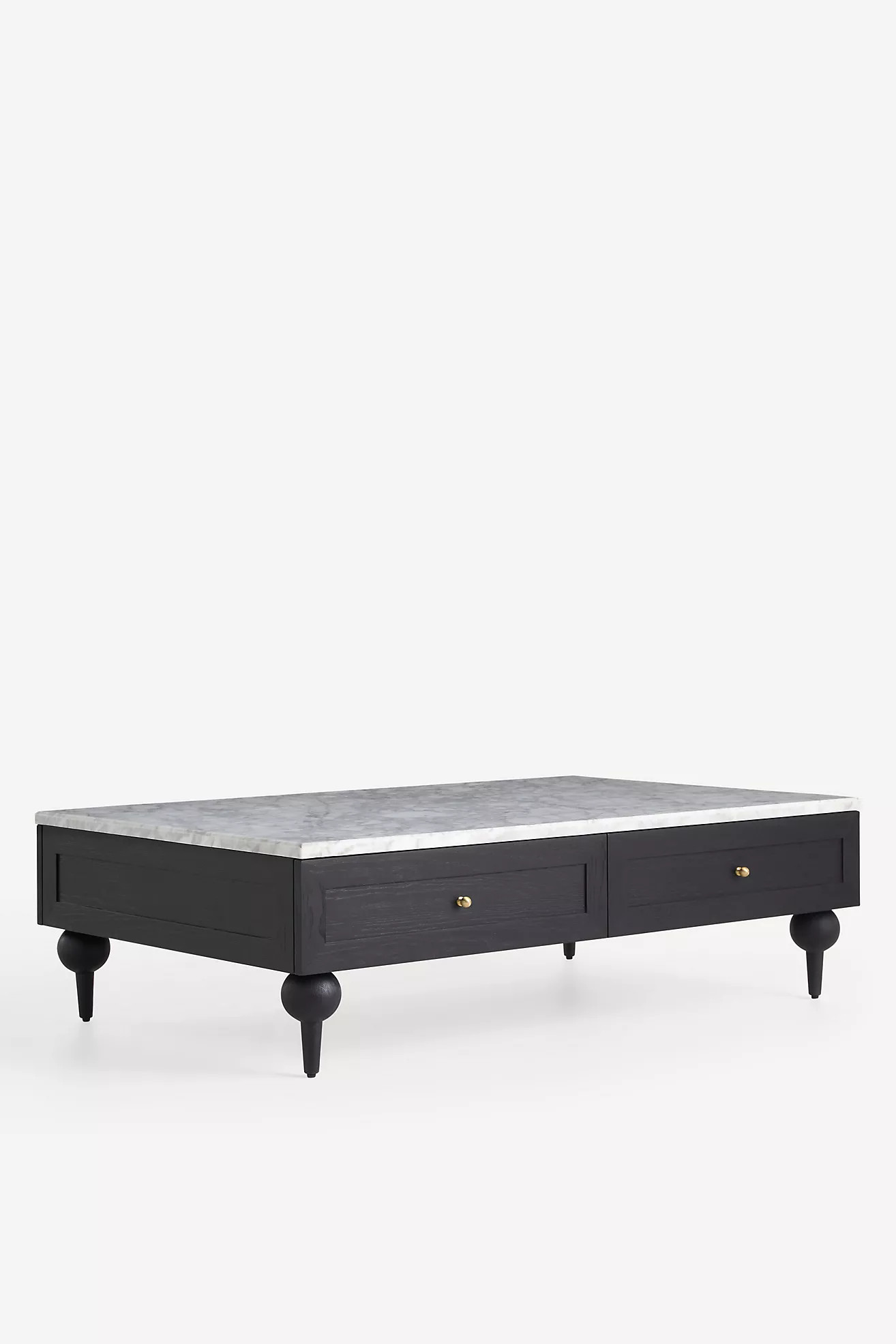 Fern 54" Marble-Top Coffee Table | Anthropologie (US)