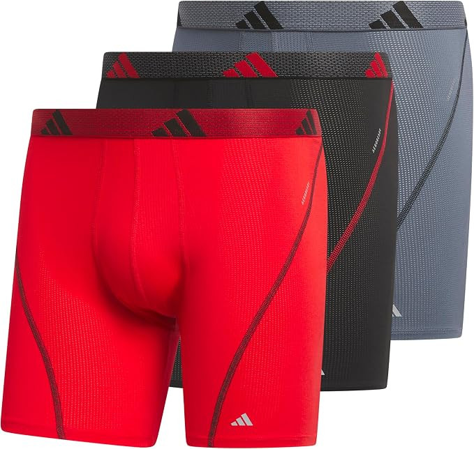 adidas Performance Mesh Boxer Briefs Underwear 2-Pack | Amazon (US)