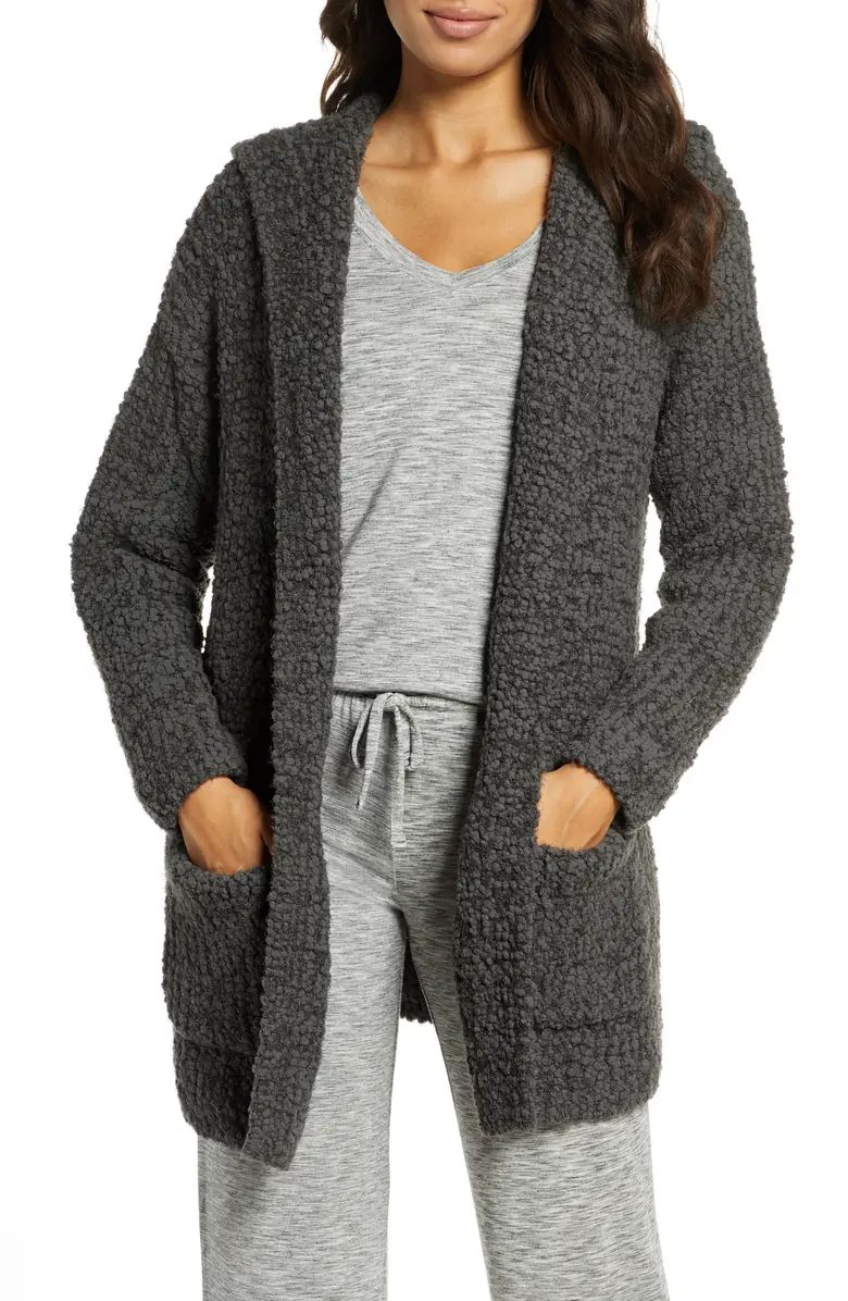 Bouclé Knit Hooded Cardigan | Nordstrom