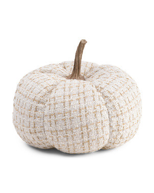 Tweed Pumpkin Decor | TJ Maxx