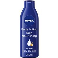 Nivea Rich Nourishing Body Lotion For Dry Skin,250 ml, 250ml | Boots.com