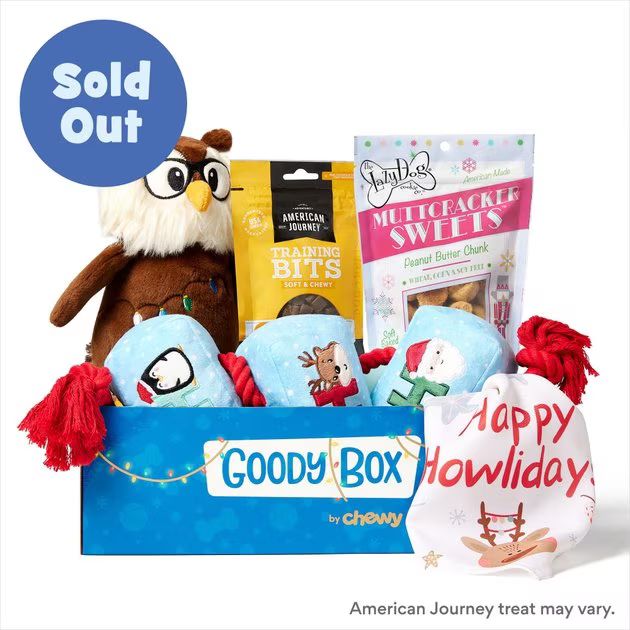 Goody Box Holiday Dog Toys, Treats, & Accessories, Medium/Large | Chewy.com