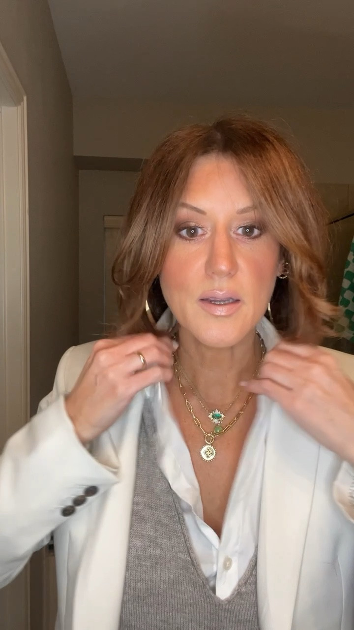 Necklace stack 💓

#LTKstyletip #LTKworkwear #LTKover40