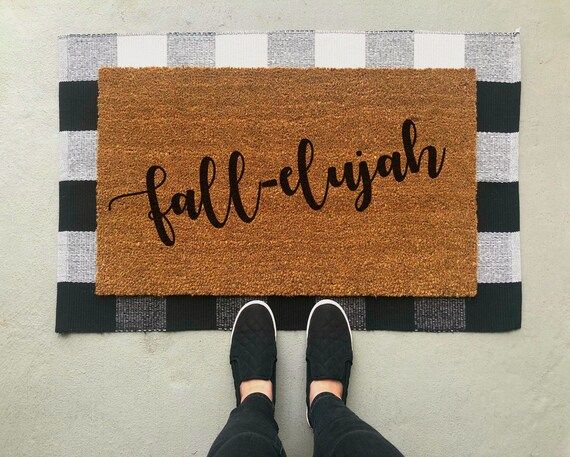 Fall Elujah Doormat / Fall Doormat / Fall Decor / Front Porch Decor / Fall Front Porch / Door Mat /  | Etsy (CAD)