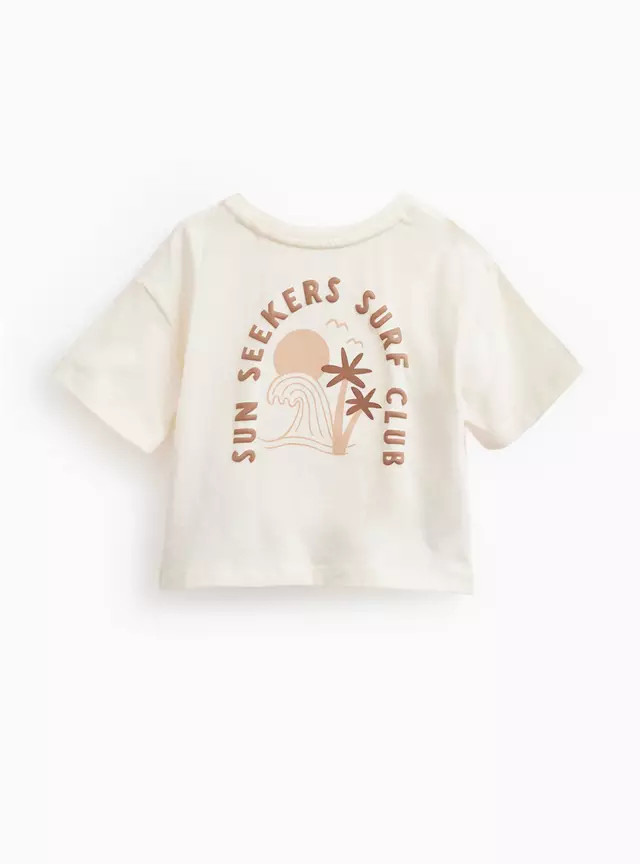 Stone Surf Club Graphic Tee & Trousers Set 3-6 months | Tu Clothing