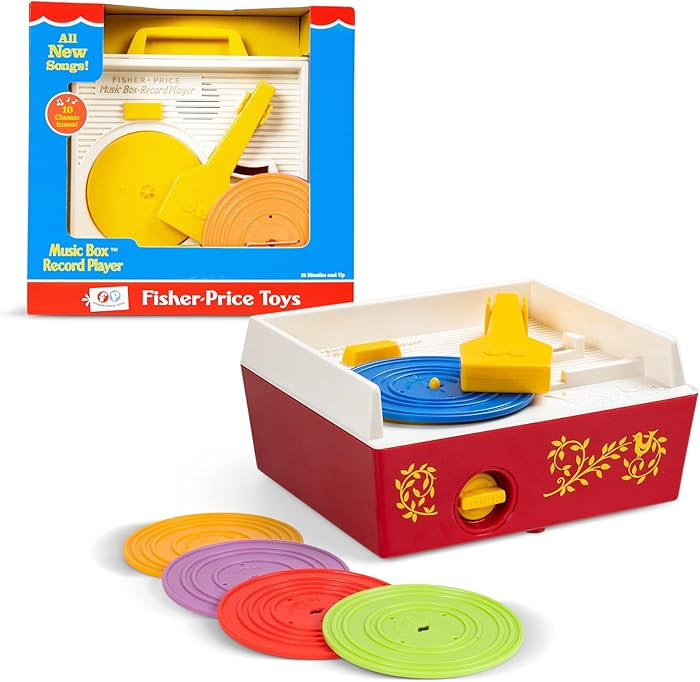 Fisher Price Classics - Record Player - Retro, Tactile Interactive Retro Toy for Kids, Girls, Boy... | Amazon (US)