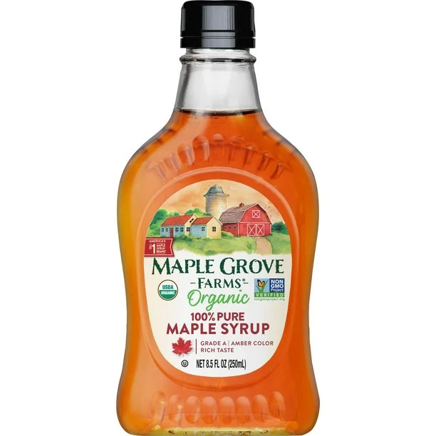 Maple Grove Farms Organic Pure Maple Syrup, 8.5 fl oz | Walmart (US)