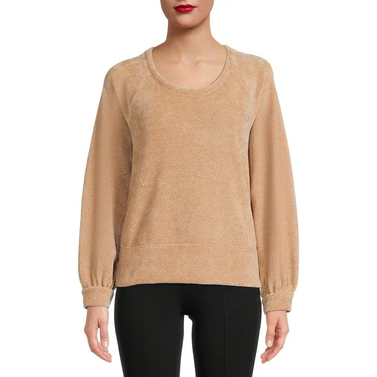 Time and Tru Women's Chenille Pullover Top | Walmart (US)