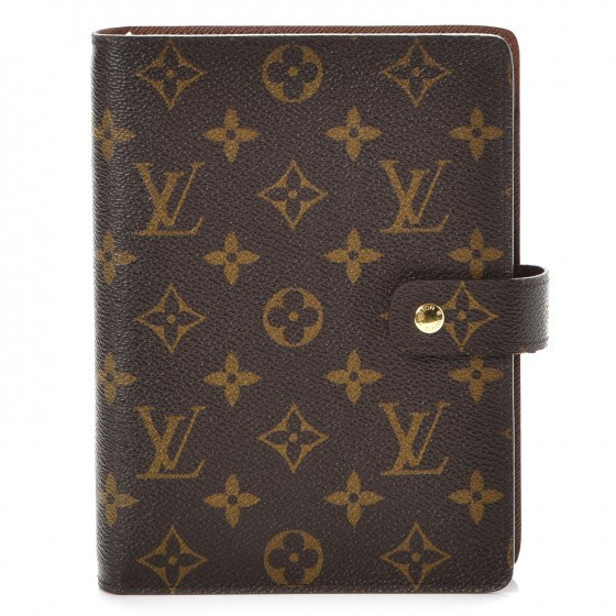 Women's Louis Vuitton Agenda Cover Medium Ring Monogram in Brown | StockX