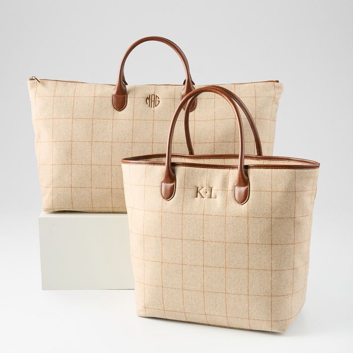 Sutton Plaid Travel Tote | Mark and Graham