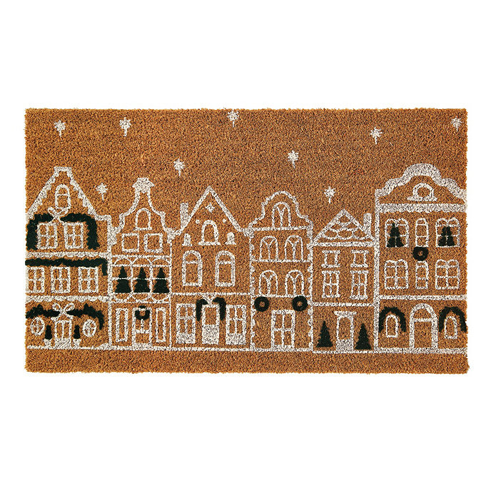 Gingerbread Lane Coir Mat | Ballard Designs, Inc.