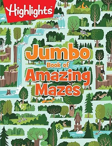 Jumbo Book of Amazing Mazes: Jumbo Activity Book, 175+ Colorful Mazes, Highlights Maze Book for K... | Amazon (US)