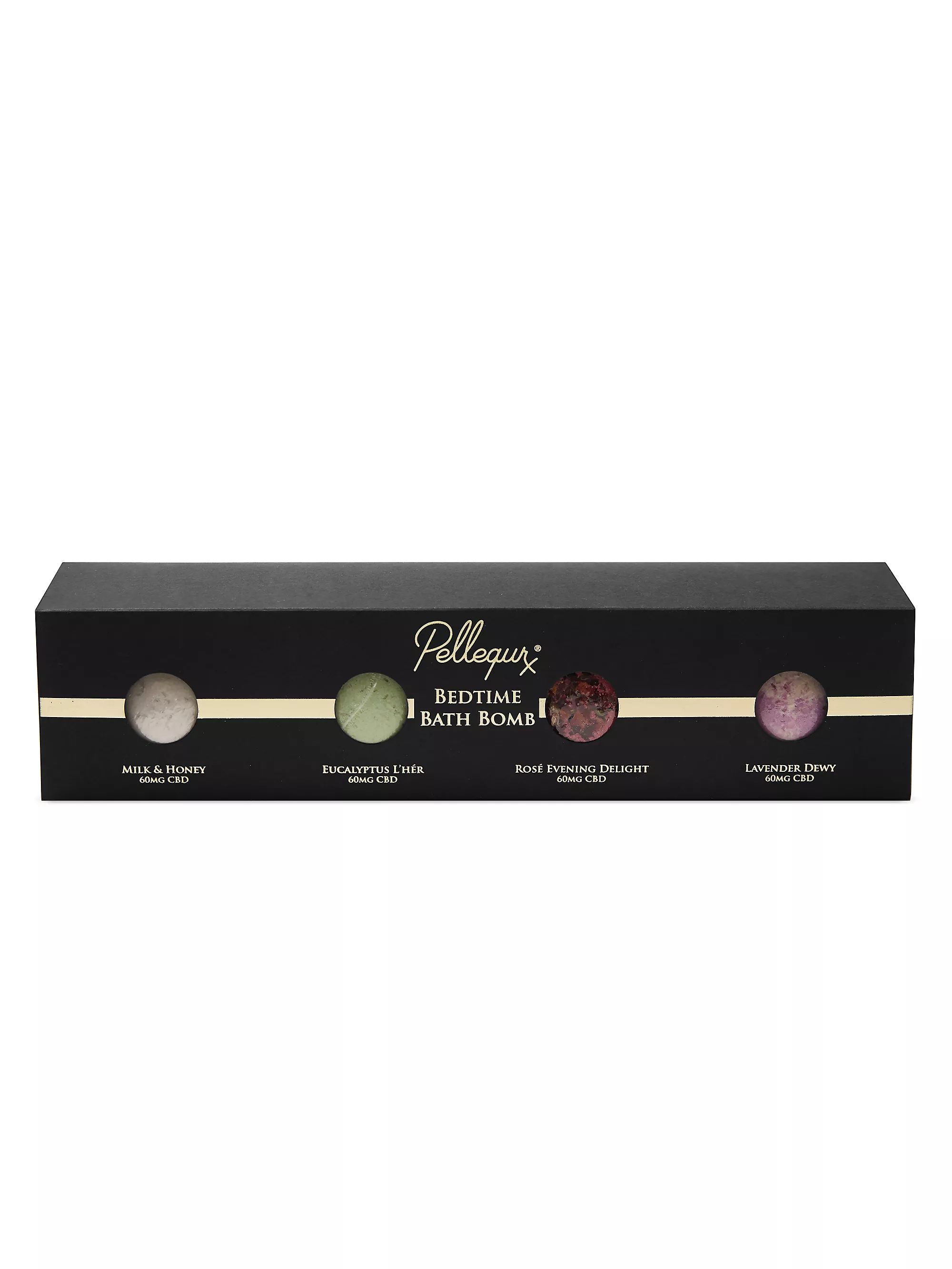 Shop Pellequr CBD Bath Bomb 4-Piece Set | Saks Fifth Avenue | Saks Fifth Avenue