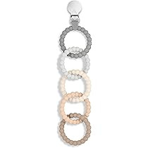 Ryan & Rose Cutie Clinks Attachable Teether Chew Toy for Babies (Neutral) | Amazon (US)