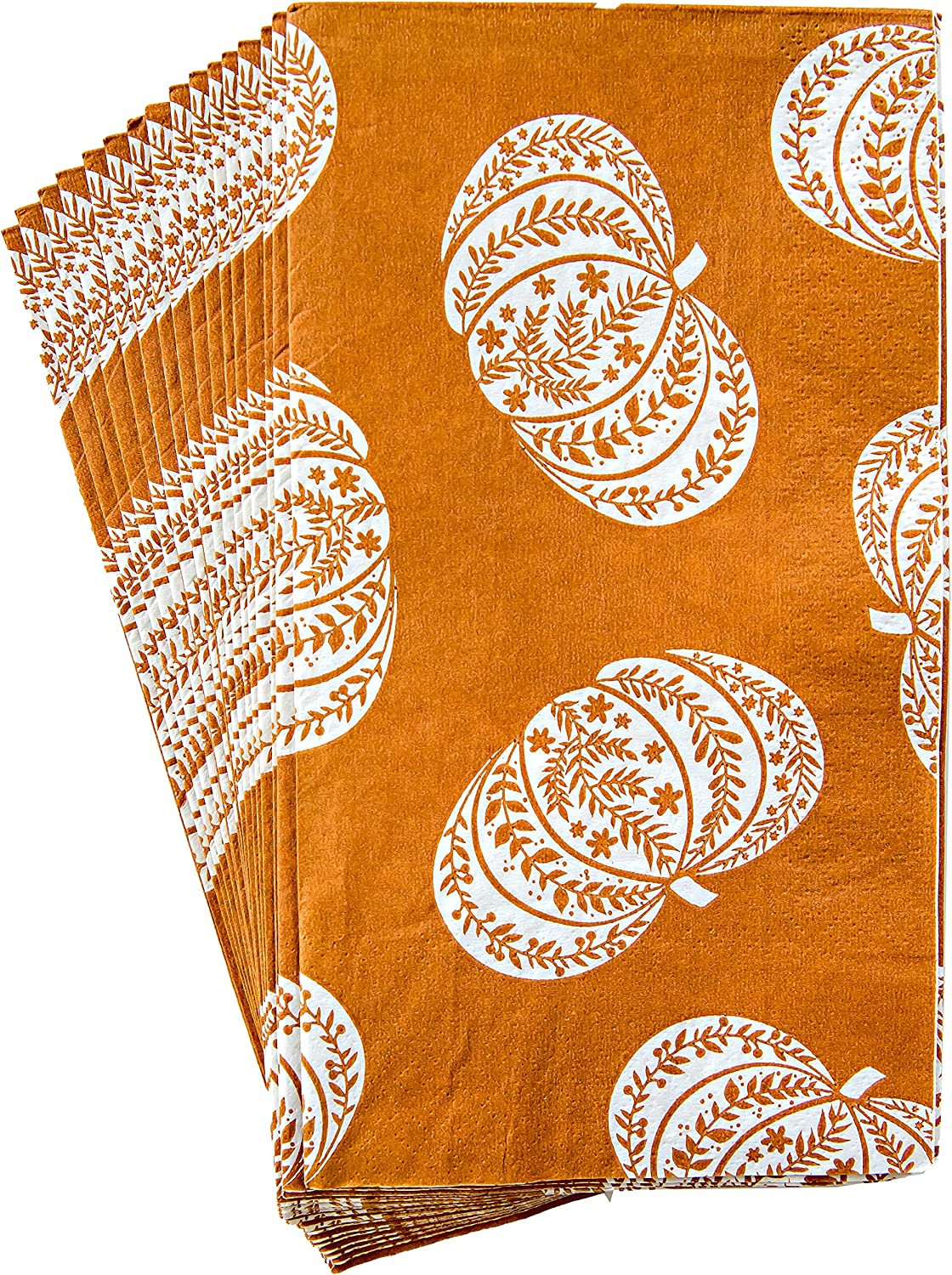 TW8-24063 Hello Fall Disposable Paper Guest Towels and Dinner Napkins for Thanksgiving and Hallow... | Walmart (US)