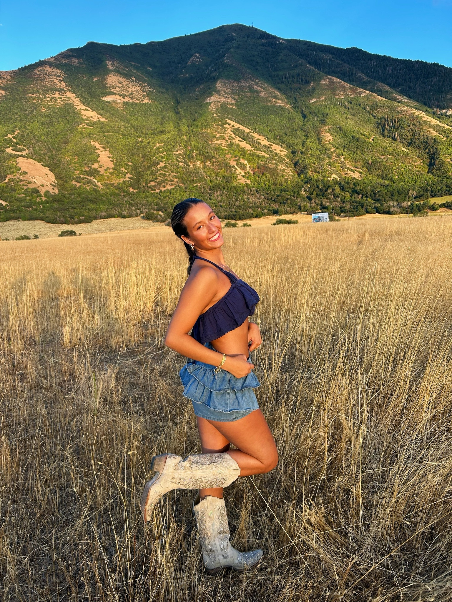 linking the skort! #skort #jeanskort 