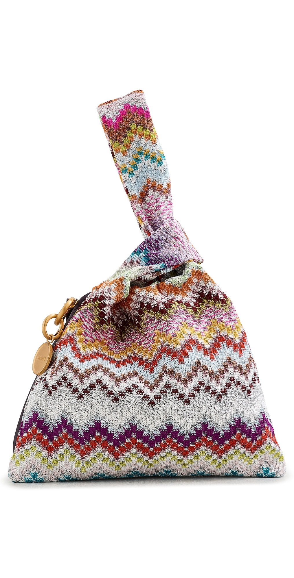 Missoni Raschel Zig Zag Knot Bag LUREX MULTICOLOR One Size | Shopbop