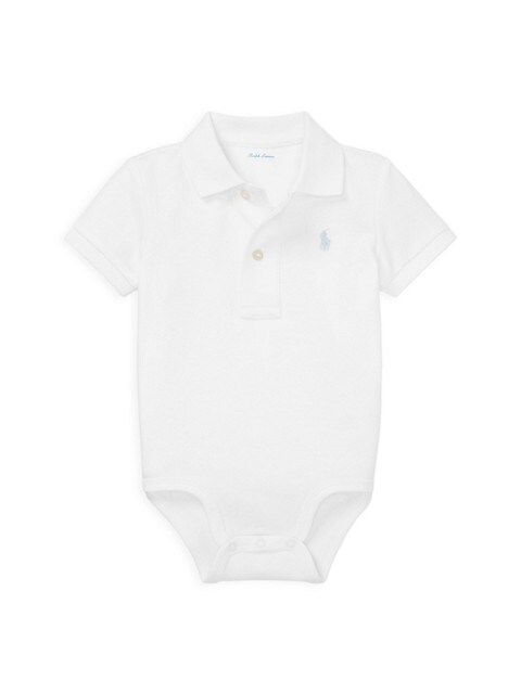 Baby Boy's Cotton Polo Bodysuit | Saks Fifth Avenue