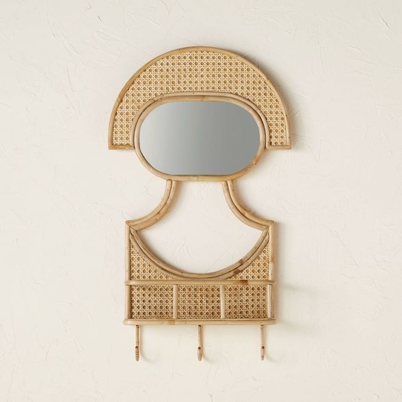 Figure Mirror with Basket - Opalhouse™ designed with Jungalow™ | Target