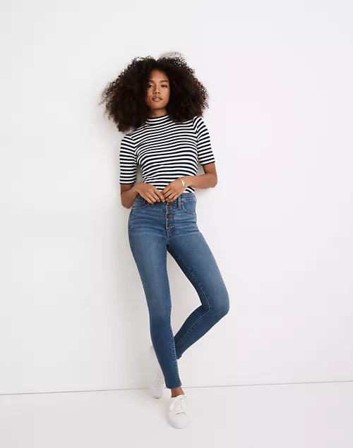 10" High-Rise Roadtripper Supersoft Skinny Jeans in Monroe Wash | Madewell