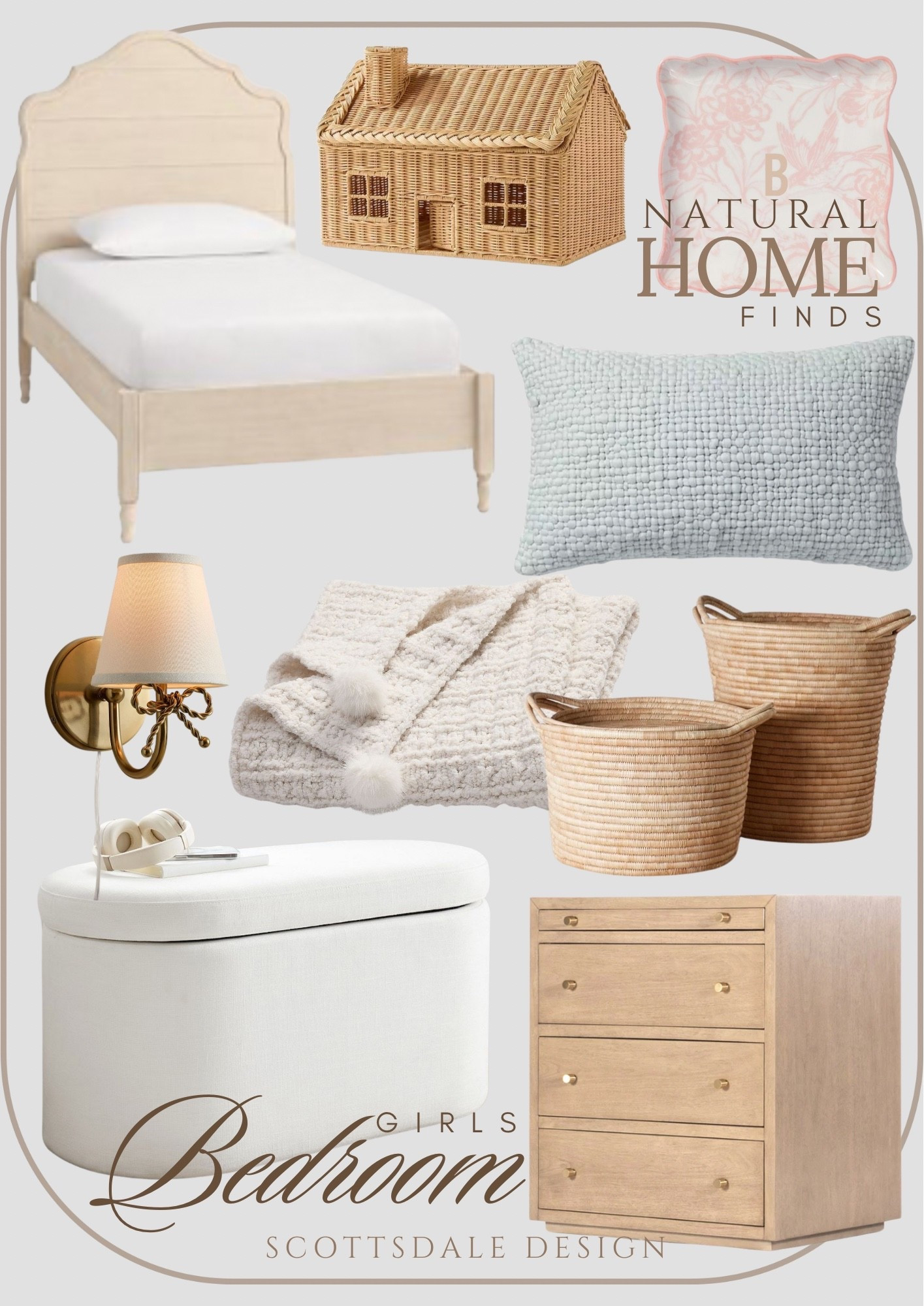 Simple girls room decor

Wooden bed, twin bed, cozy throw, bow decor, bow wall sconce

#LTKHome #LTKKids
