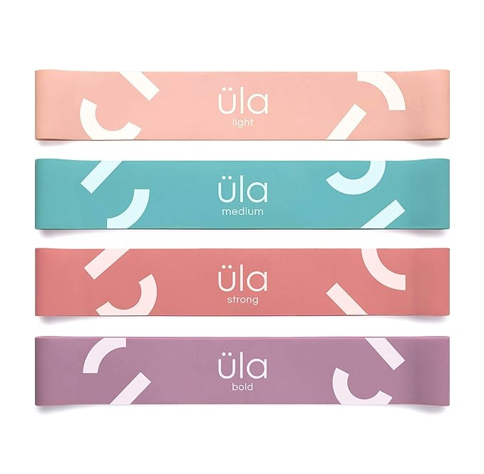 Ula Movement Resistance Loops Set | 4 Heavy Resistance Bands Legs, Butt, Thighs and Squats| Glute... | Amazon (US)